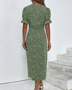 GISELLE | FLORAL V-NECK DRESS