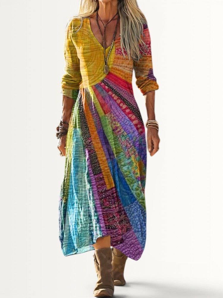 ELYNA | BOHEMIAN SUN DESIGN DRESS