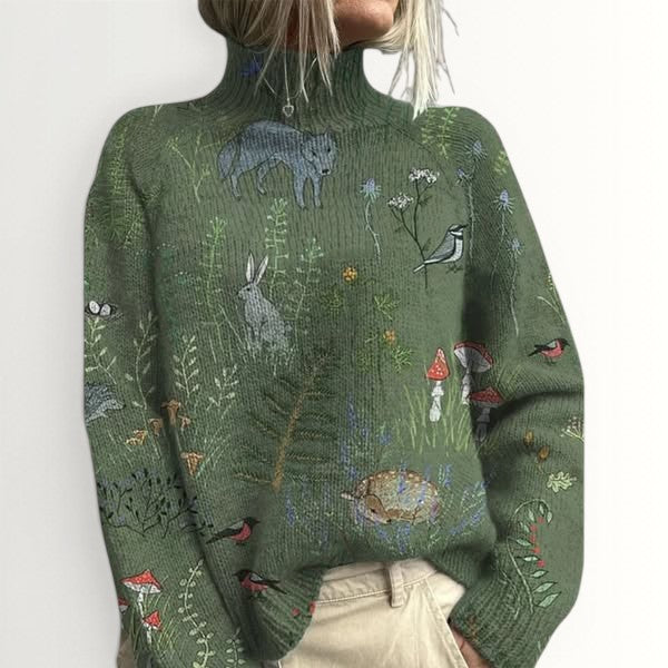 ISABELLA | WILD GARDEN EMBROIDERED SWEATER