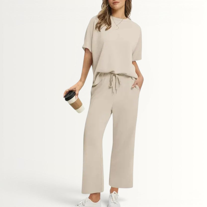 JULIE | WOMEN'S OVERSIZED CROPPED LOUNGE SET