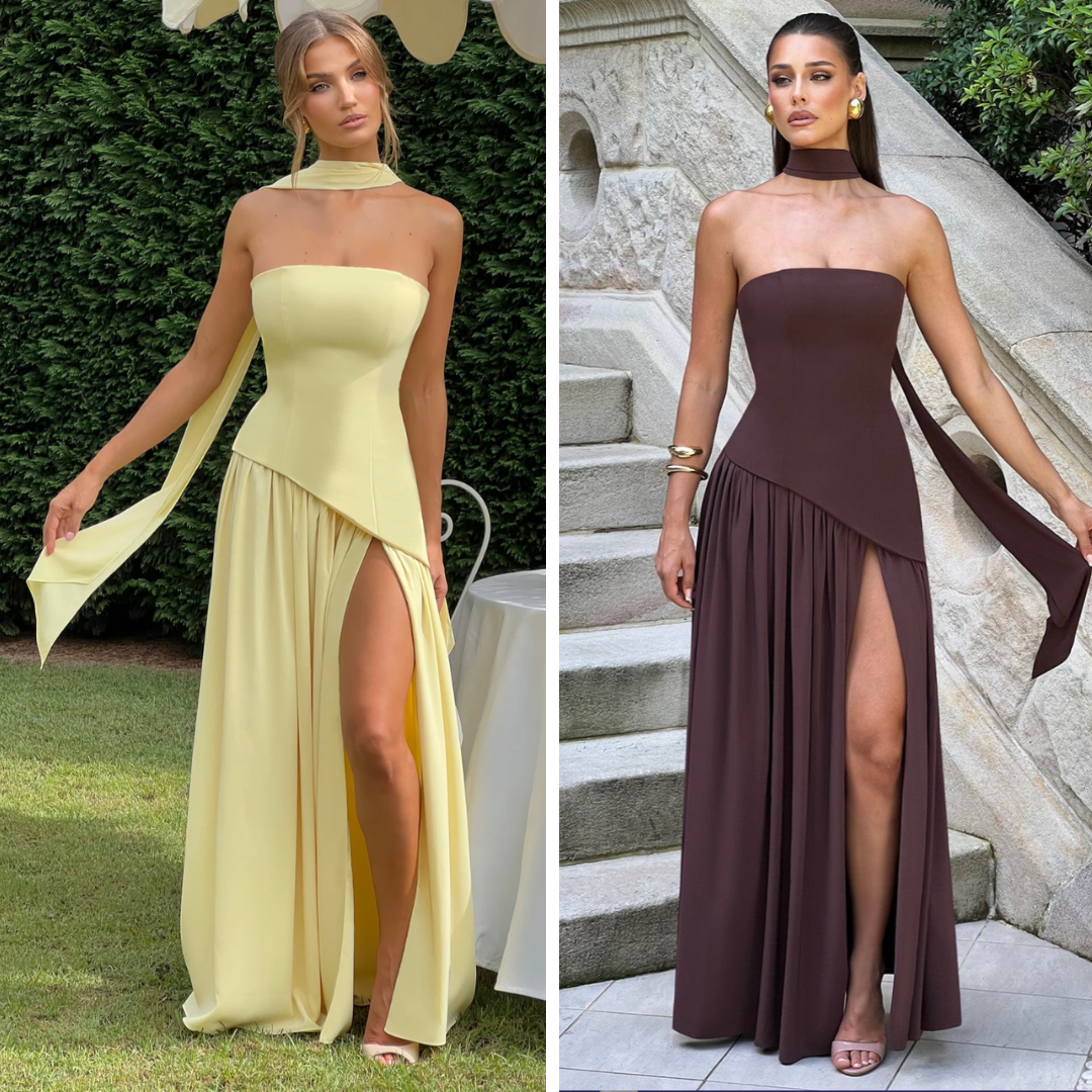 AERIS | STRAPLESS MAXI DRESS