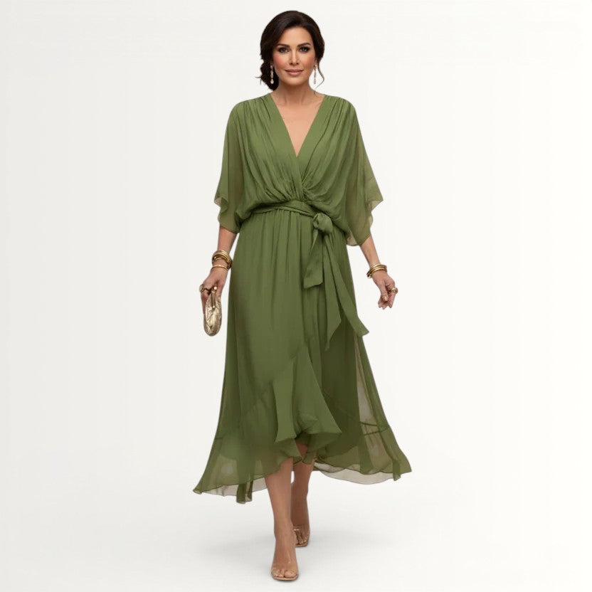 VERITY | FLOWING CHIFFON DRESS