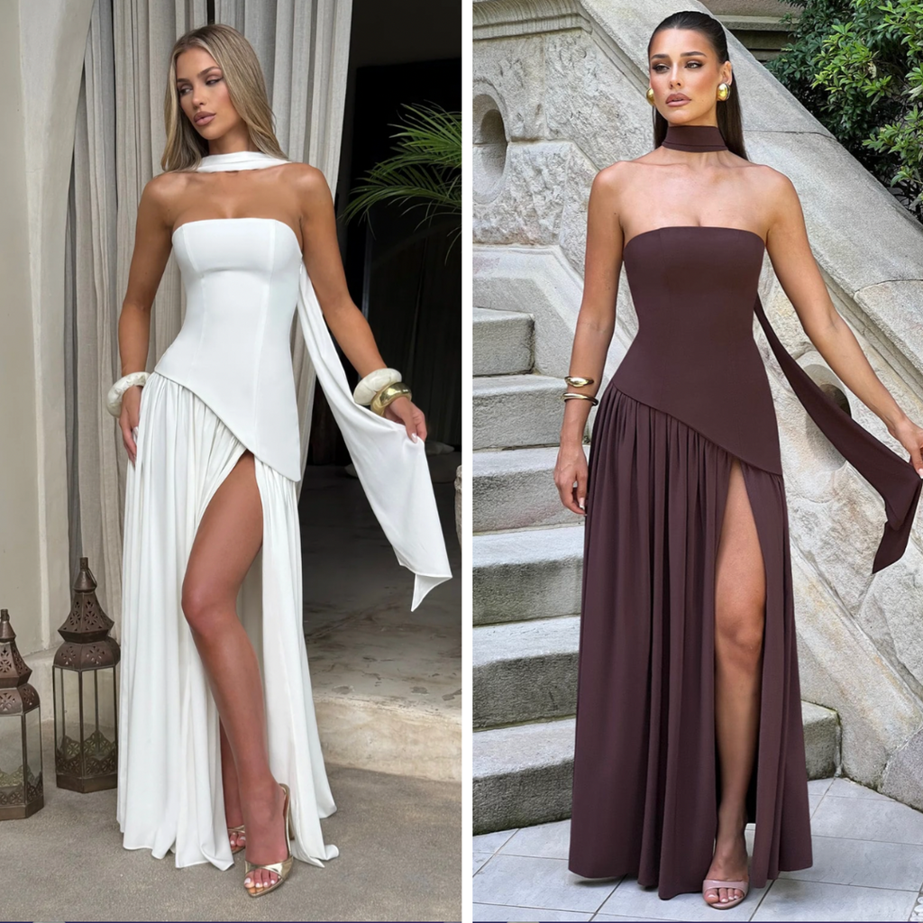 AERIS | STRAPLESS MAXI DRESS