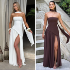 AERIS | STRAPLESS MAXI DRESS