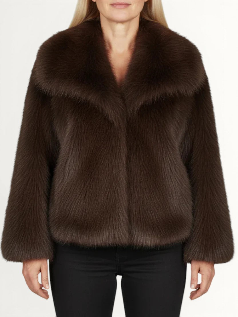 DIANA | LUXE FAUX FUR JACKET