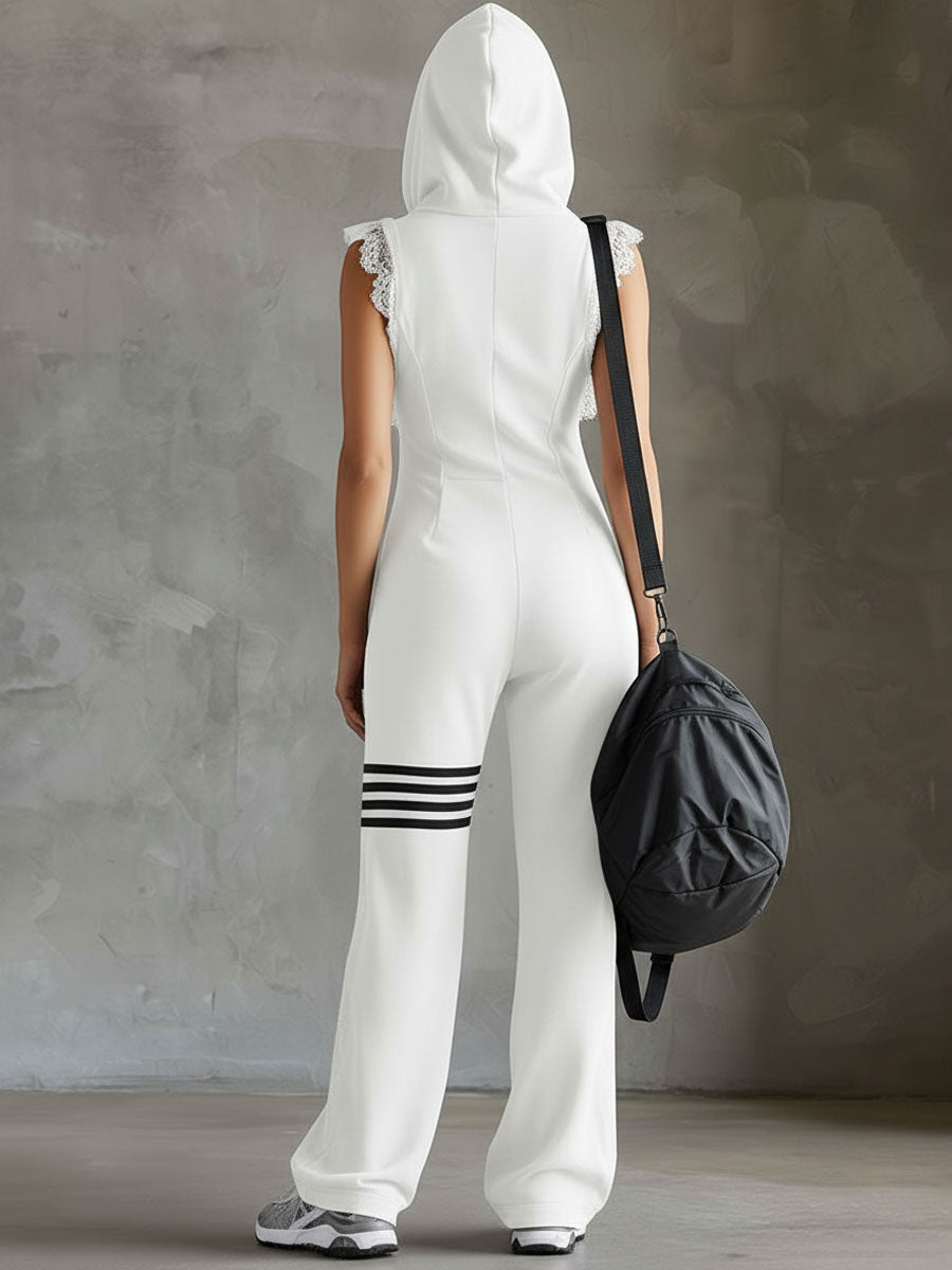 LUNA | JUMPSUIT WITH FRONT ZIPPER CLOSURE