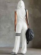 LUNA | JUMPSUIT WITH FRONT ZIPPER CLOSURE