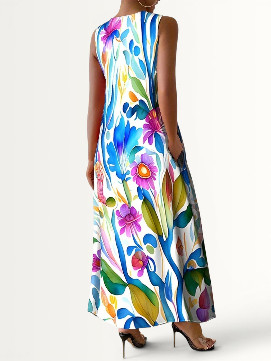 ARIANA | BLOOMING PRINT MAXI DRESS