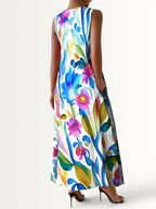 ARIANA | BLOOMING PRINT MAXI DRESS