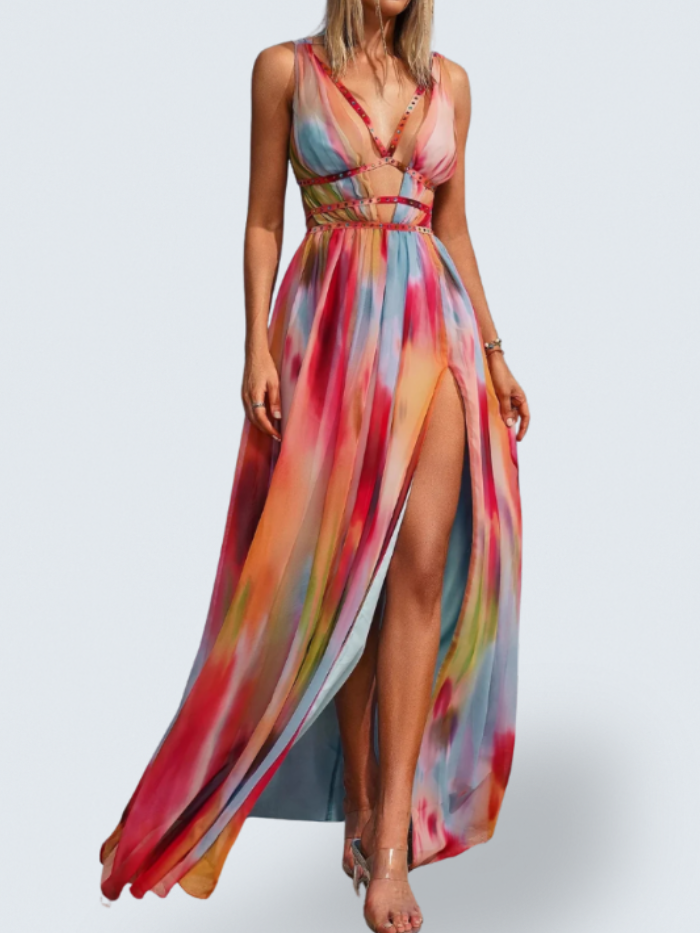 EILEEN | PRINTED MEXI DRESS