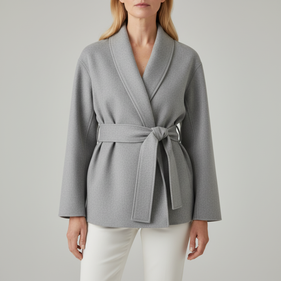 BLAIRE | BELTED WRAP JACKET
