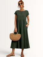 CELINE | MIDI DRESS WITH POCKETS