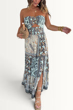 MOONLIGHT | BOHO TILE PRINT MAXI DRESS