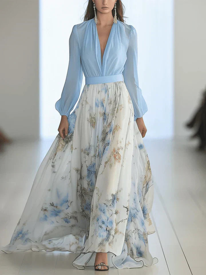 TESS | FLORAL LONG DRESS