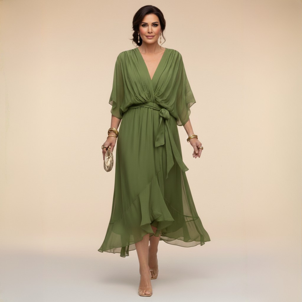 VERITY | FLOWING CHIFFON DRESS