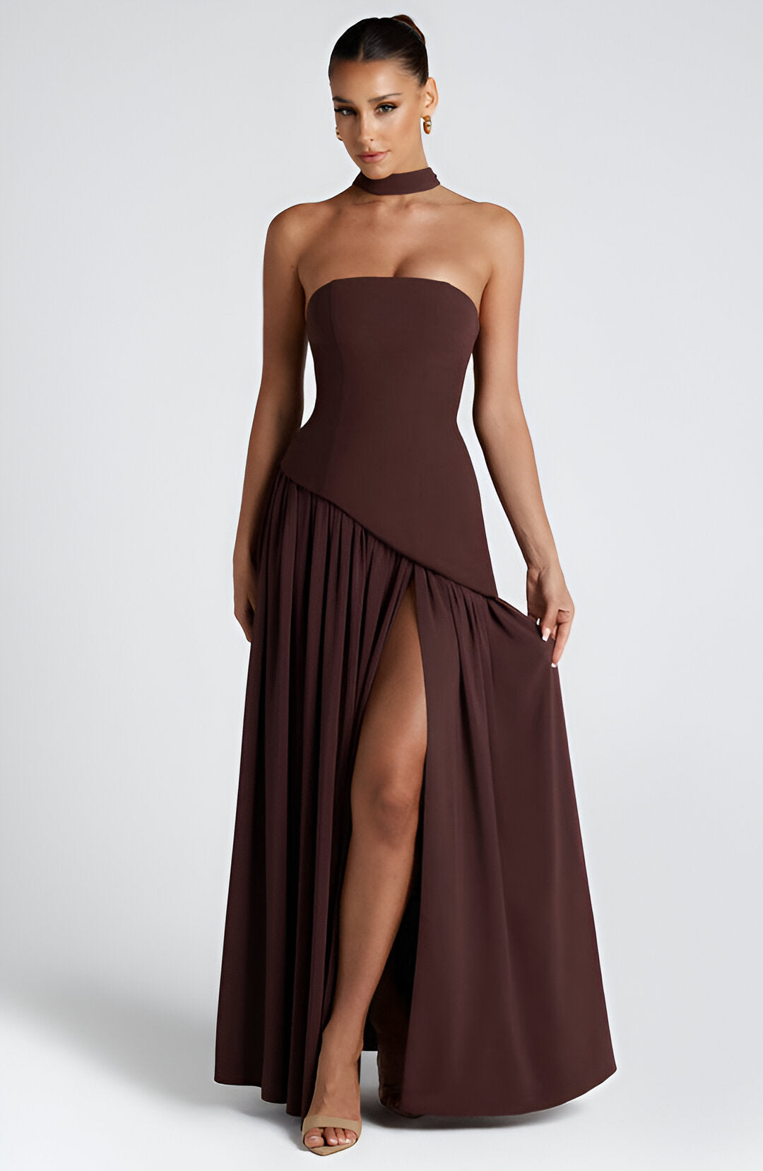 AERIS | STRAPLESS MAXI DRESS