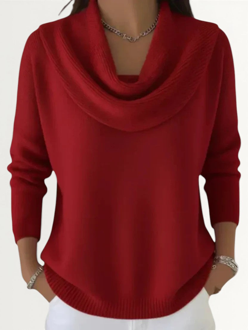 AMELIA | COLLAR-NECK SWEATER