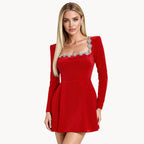 EMERY | VELVET MINI DRESS