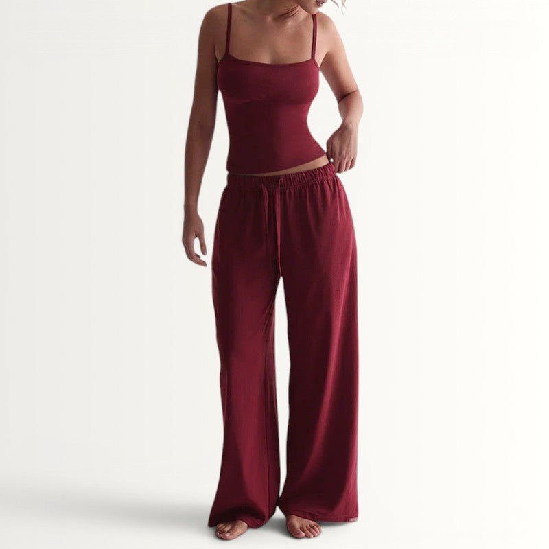 PATSY | CASUAL SLEEVELESS TOP AND PANTS SET