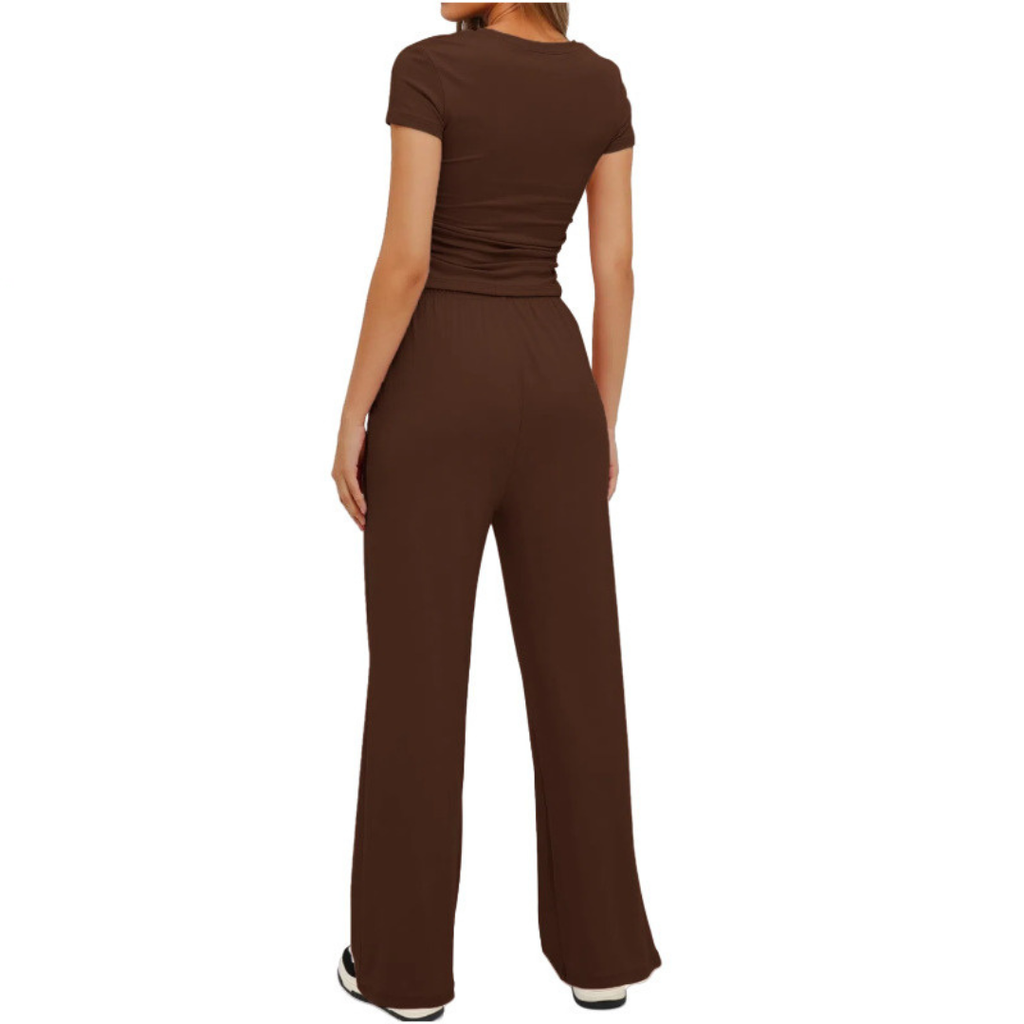 WINNIE | COZY SOLID LOUNGE TWO-PIECED SET