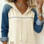 LUNA | STRIPED HOODED DRESS