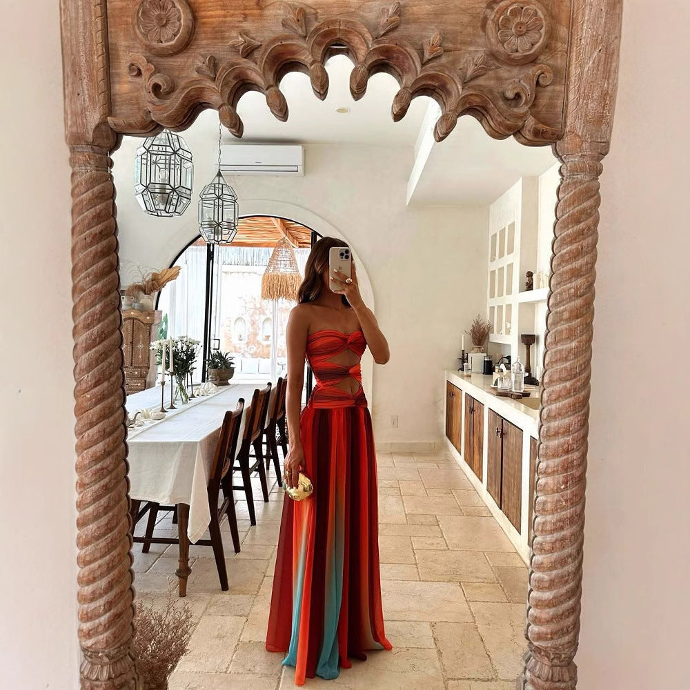 ALINA | STRAPLESS MAXI DRESS