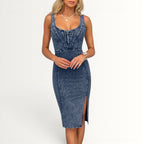 KATIE | ELEGANT DENIM DRESS