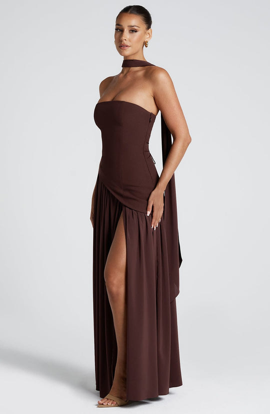 AERIS | STRAPLESS MAXI DRESS