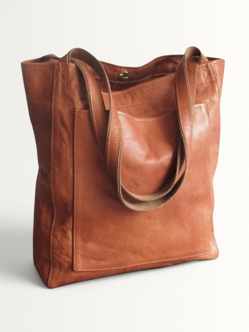 PAMELA | CLASSIC LEATHER TOTE