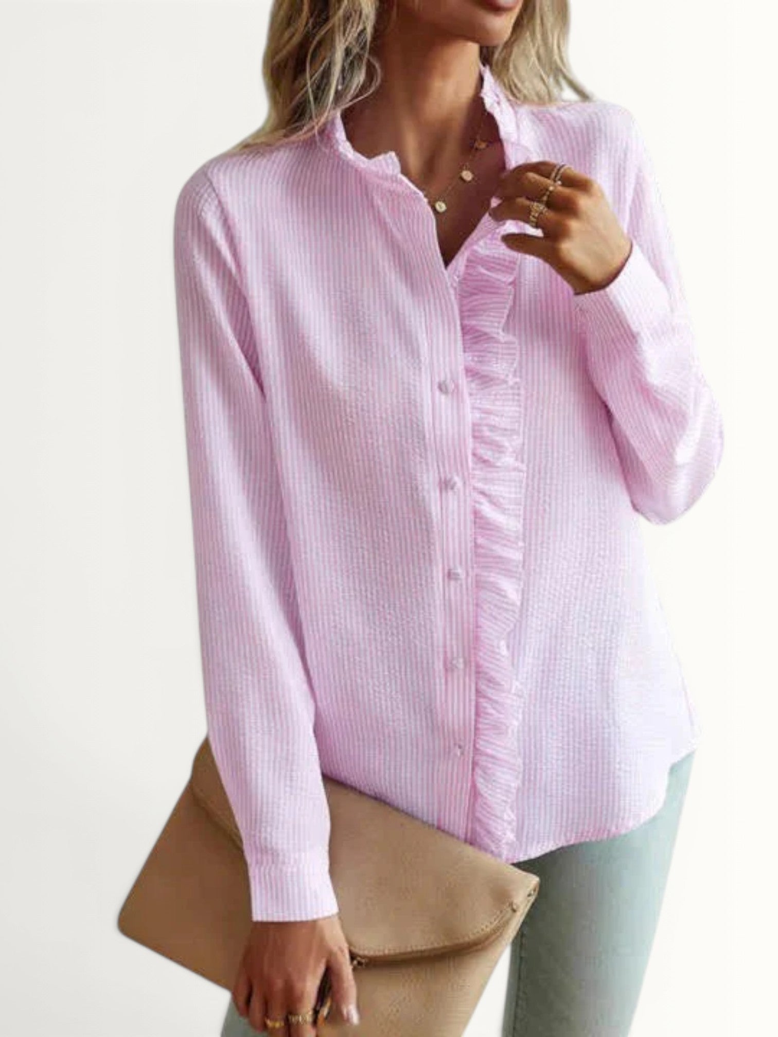 YASMINE | SOPHISTICATED LONG SLEEVE BLOUSE