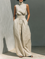 PAULA | COTTON & LINEN MINIMALIST SET