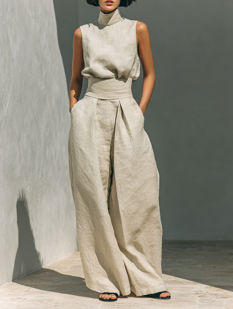 PAULA | COTTON & LINEN MINIMALIST SET