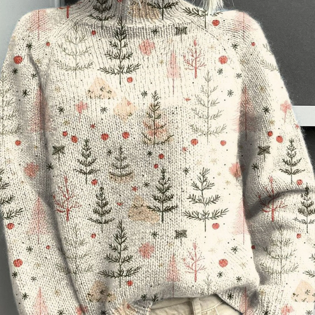 ASHLYN | CHRISTMAS TURTLENECK SWEATER