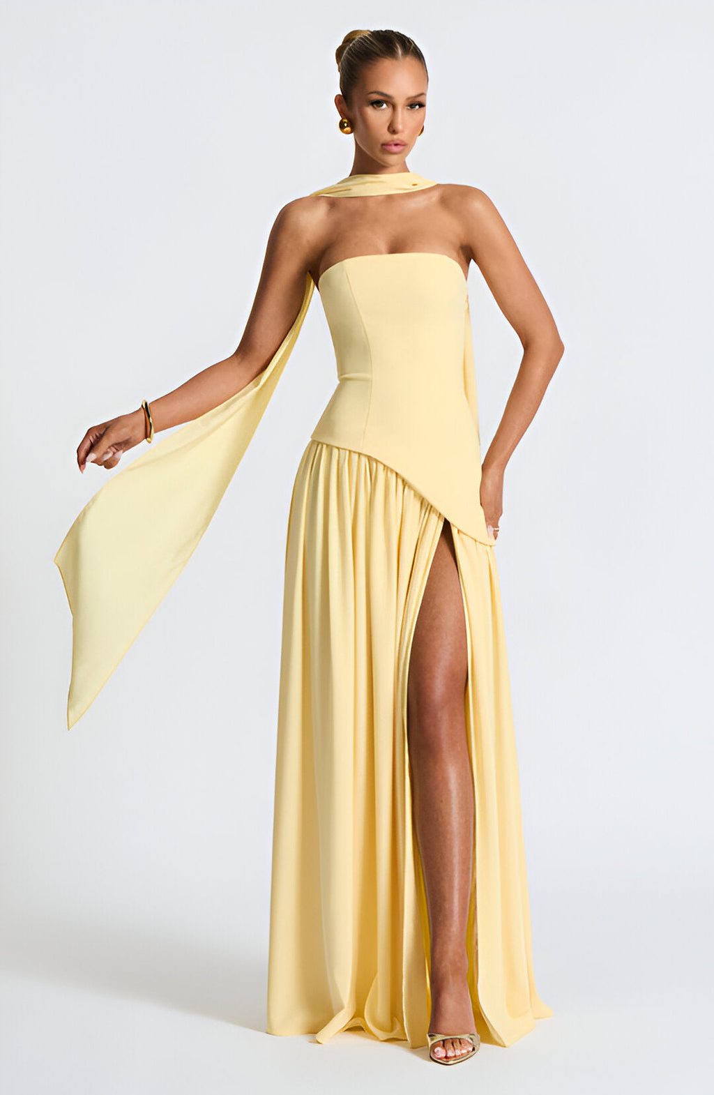 AERIS | STRAPLESS MAXI DRESS