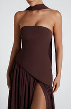 AERIS | STRAPLESS MAXI DRESS