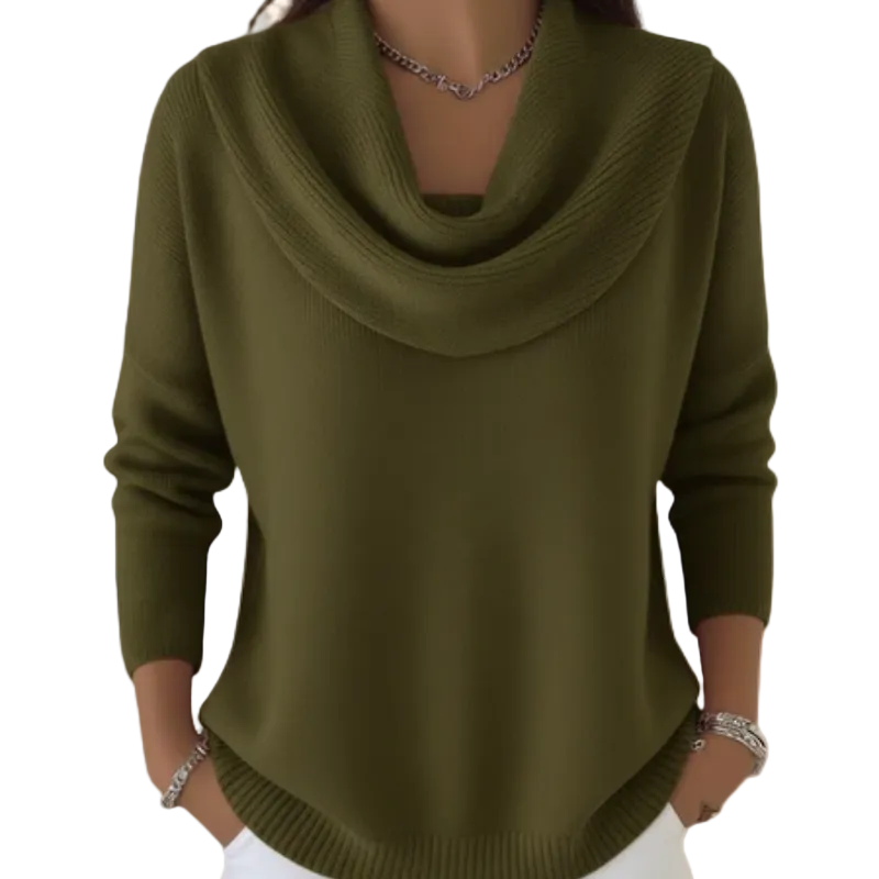 AMELIA | COLLAR-NECK SWEATER
