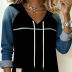 LUNA | STRIPED HOODED DRESS