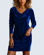 SERENA | LOOSE FITTING VELVET DRESS
