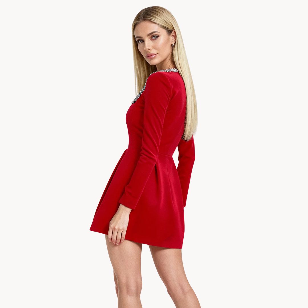 EMERY | VELVET MINI DRESS
