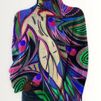 KINSLEY | RETRO ABSTRACT WHITE NUDE BACK