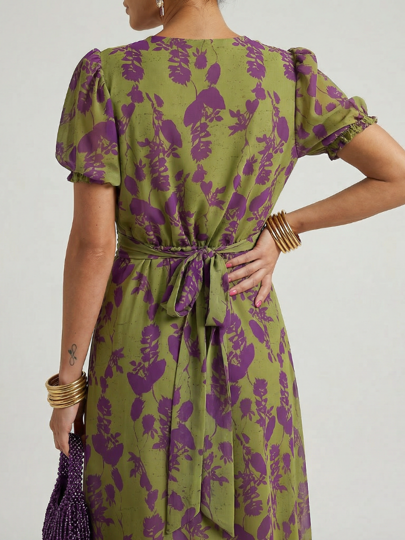 SERAPHINA | FLORAL MIDI DRESS