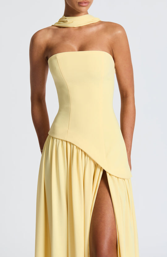AERIS | STRAPLESS MAXI DRESS