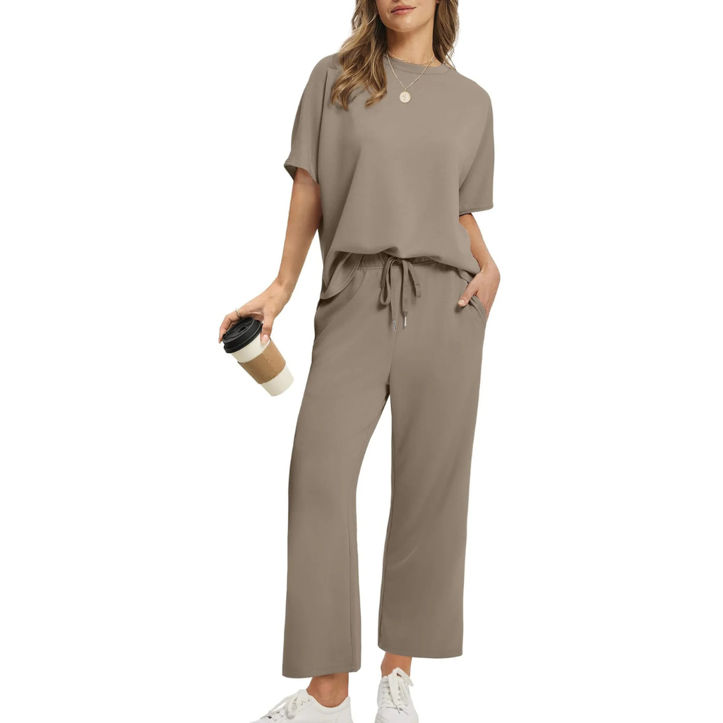 JULIE | WOMEN'S OVERSIZED CROPPED LOUNGE SET