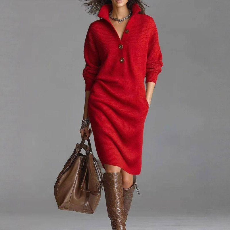 LILA | WARM KNIT DRESS