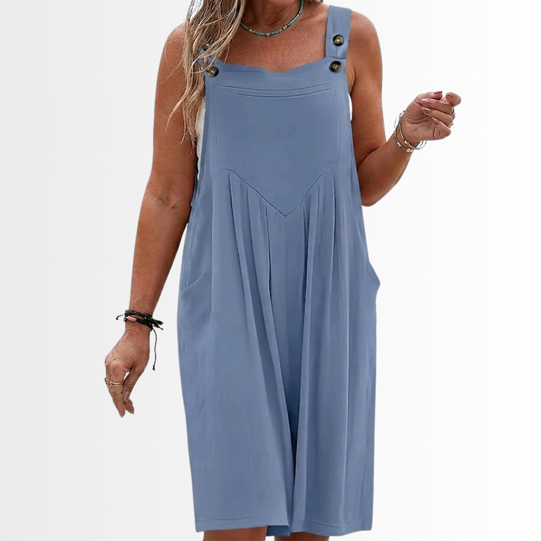 MARGOT | SLEEVELESS WIDE-LEG JUMPSUIT TO ENJOY THE SUMMER BREEZE