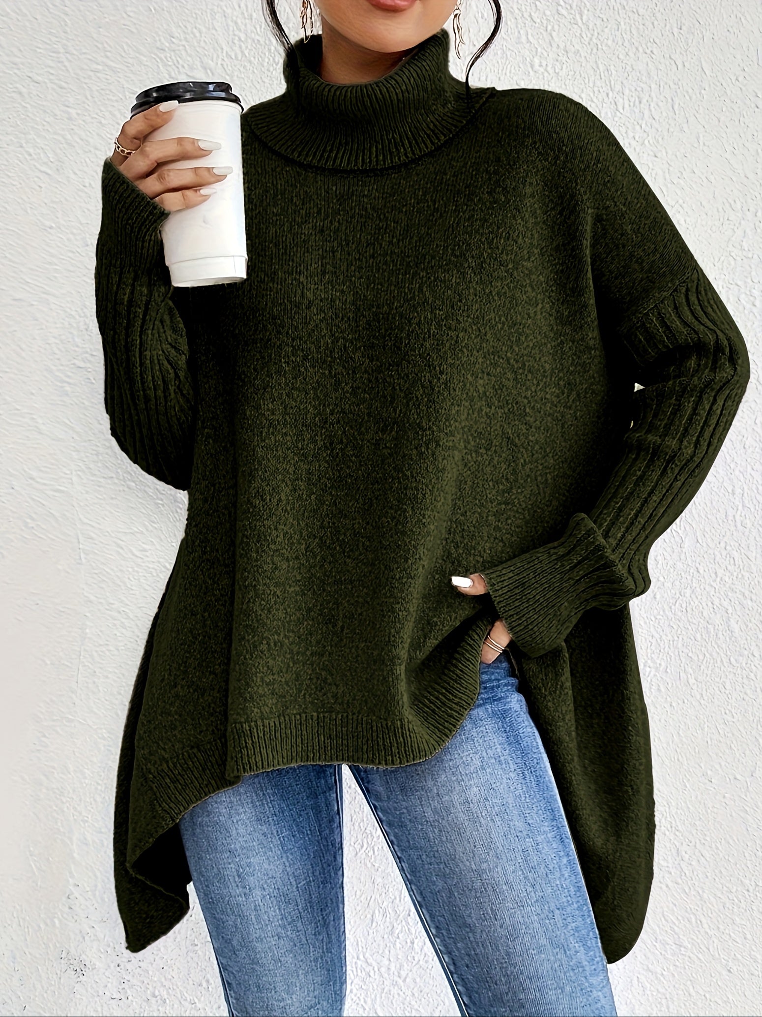 SOPHIE | OVERSIZED TURTLENECK SWEATER