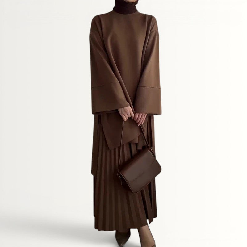 OPHELIE | CHIC PLEATED TWO-PIECE SET