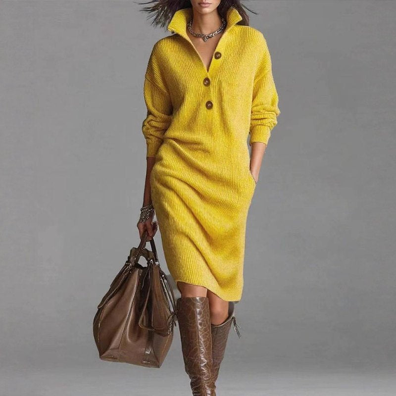 LILA | WARM KNIT DRESS