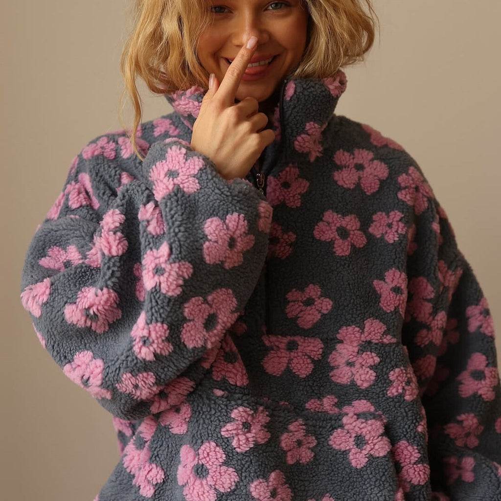 CLARA | COZY FLORAL FLEECE