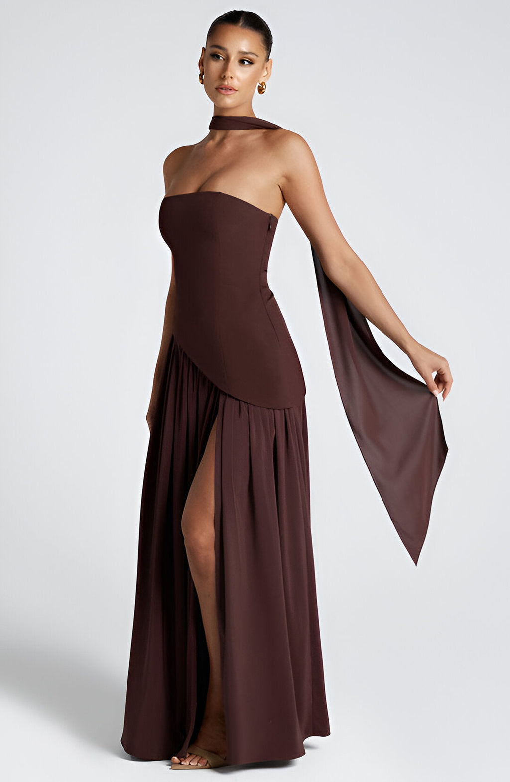 AERIS | STRAPLESS MAXI DRESS